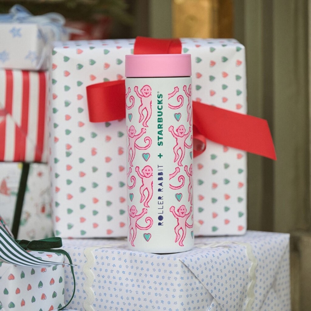 Starbucks × Roller Rabbit Miir Limited Edition
Collab Lovely Monkey 16oz Tumbler